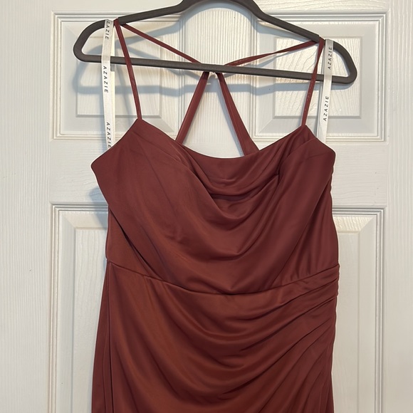 Mauve Azazie Bridesmaid Dress - Picture 3 of 7